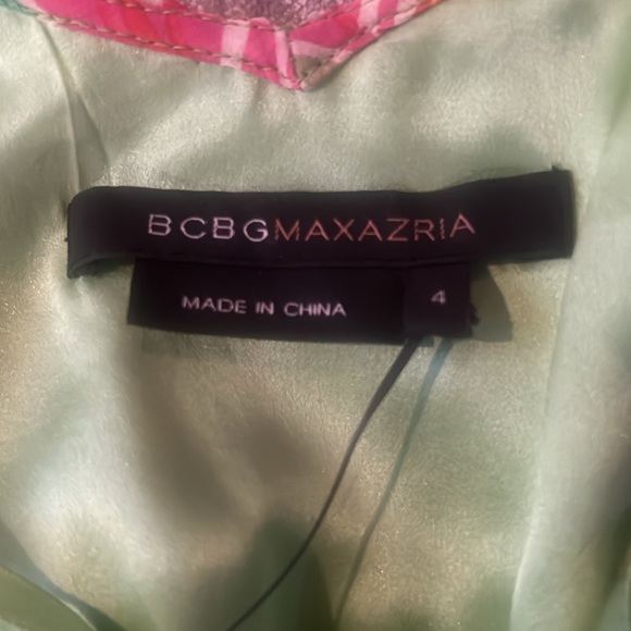 Colorful BCBG MAC Azria size 4 sleeveless dressNWOT - Picture 8 of 13
